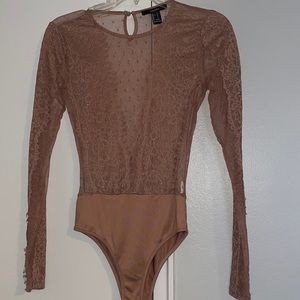 Nude Mesh lace body suit
